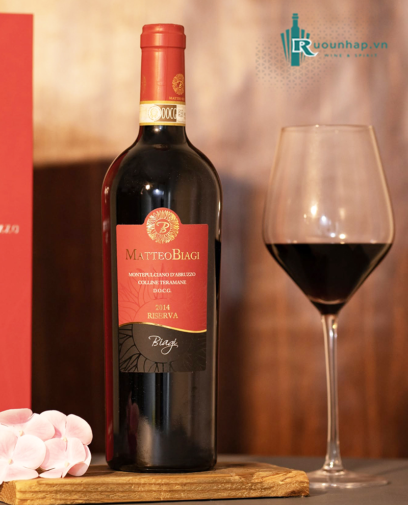 Rượu Vang Matteo Biagi Montepulciano d’Abruzzo DOCG Reserve 5 Rượu Vang Matteo Biagi Montepulciano d’Abruzzo DOCG Reserve