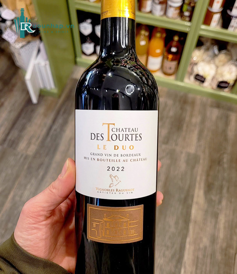 Rượu Vang Chateau Des Tourtes Le Duo Red Bordeaux 4 Rượu Vang Chateau Des Tourtes Le Duo Red Bordeaux