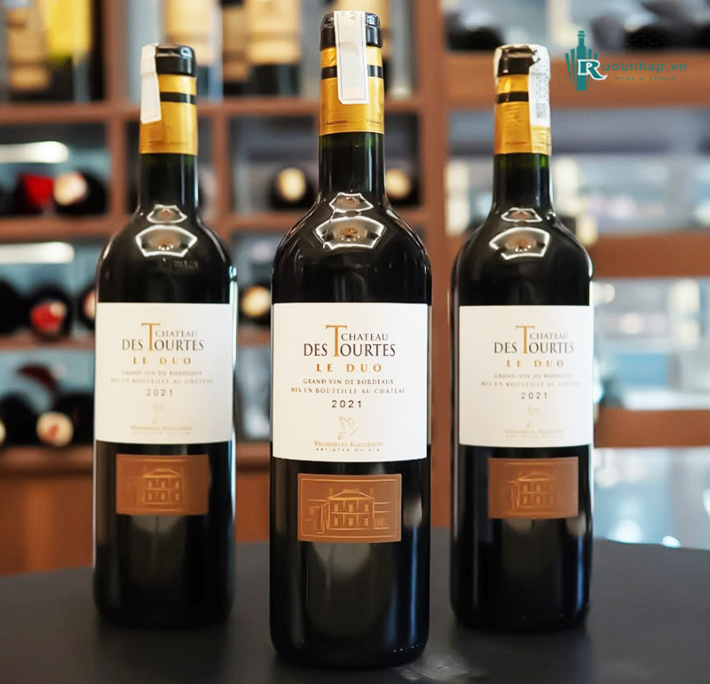 Rượu Vang Chateau Des Tourtes Le Duo Red Bordeaux 5 Rượu Vang Chateau Des Tourtes Le Duo Red Bordeaux