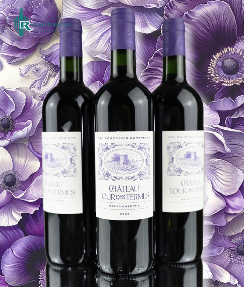 Rượu Vang Chateau Tour Des Termes Cru Bourgeois Superieur 4 Rượu Vang Chateau Tour Des Termes Cru Bourgeois Superieur