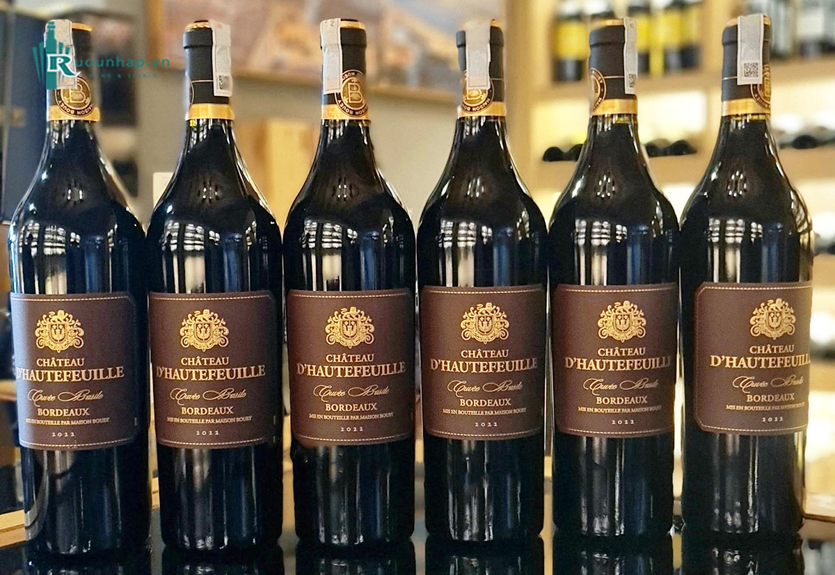 Rượu Vang Château d'Hautefeuille Cuvée Basile Bordeaux 5 Rượu Vang Château d'Hautefeuille Cuvée Basile Bordeaux
