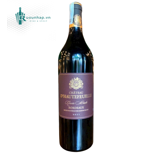 Château d'Hautefeuille Cuvée Basile Rượu Vang Château d'Hautefeuille Cuvée Basile Bordeaux