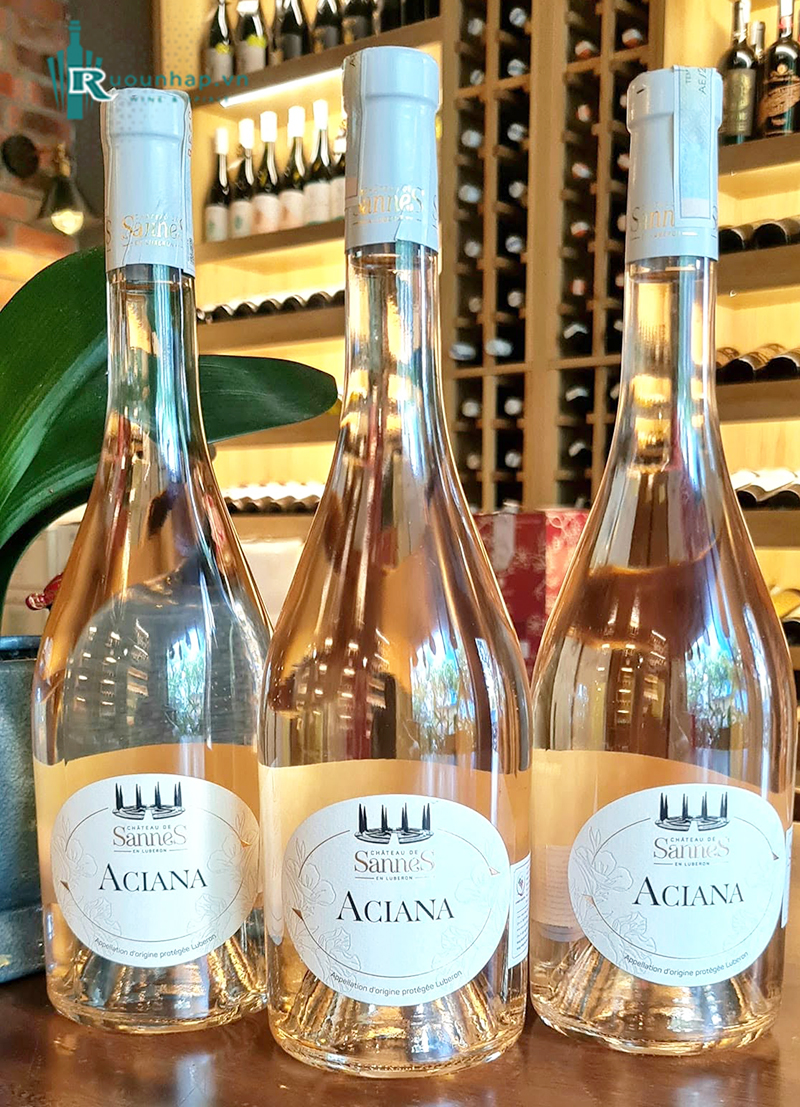 Rượu Vang Chateau de Sannes Aciana Rose 5 Rượu Vang Chateau de Sannes Aciana Rose