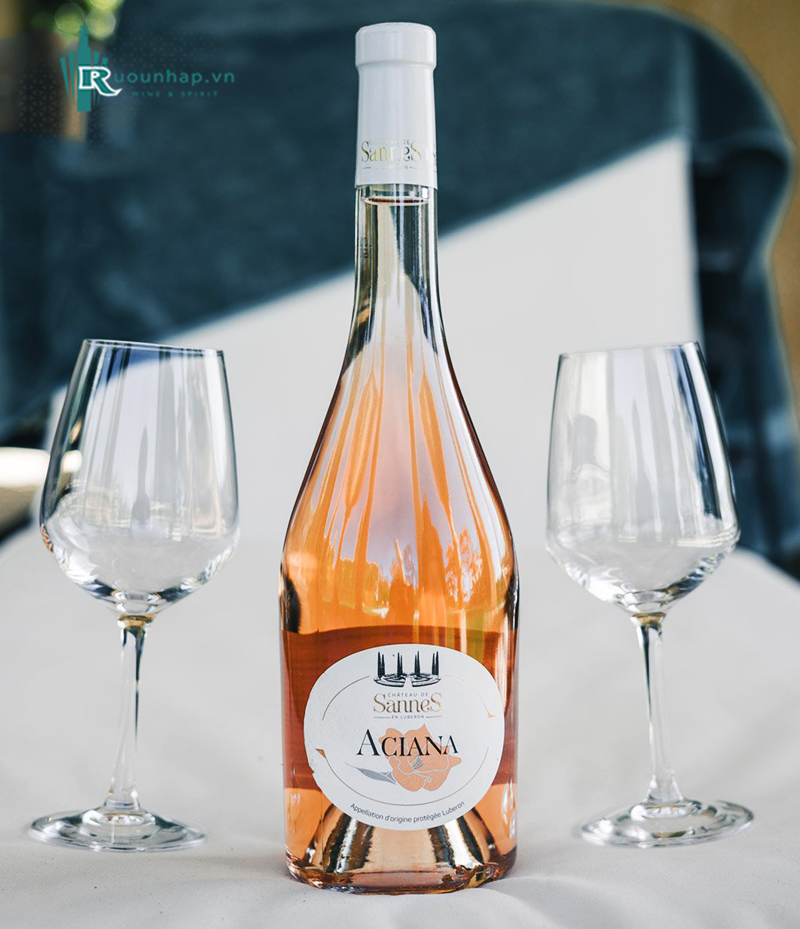 Rượu Vang Chateau de Sannes Aciana Rose 6 Rượu Vang Chateau de Sannes Aciana Rose