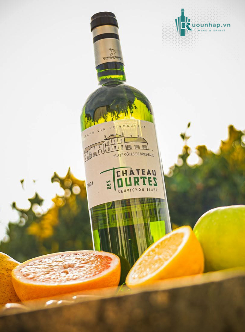 Rượu Vang Chateau des Tourtes Sauvignon Blanc 6 Rượu Vang Chateau des Tourtes Sauvignon Blanc