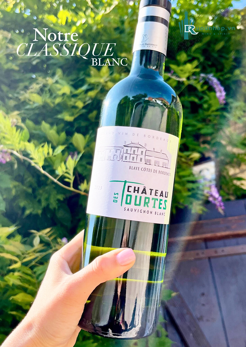 Rượu Vang Chateau des Tourtes Sauvignon Blanc 5 Rượu Vang Chateau des Tourtes Sauvignon Blanc