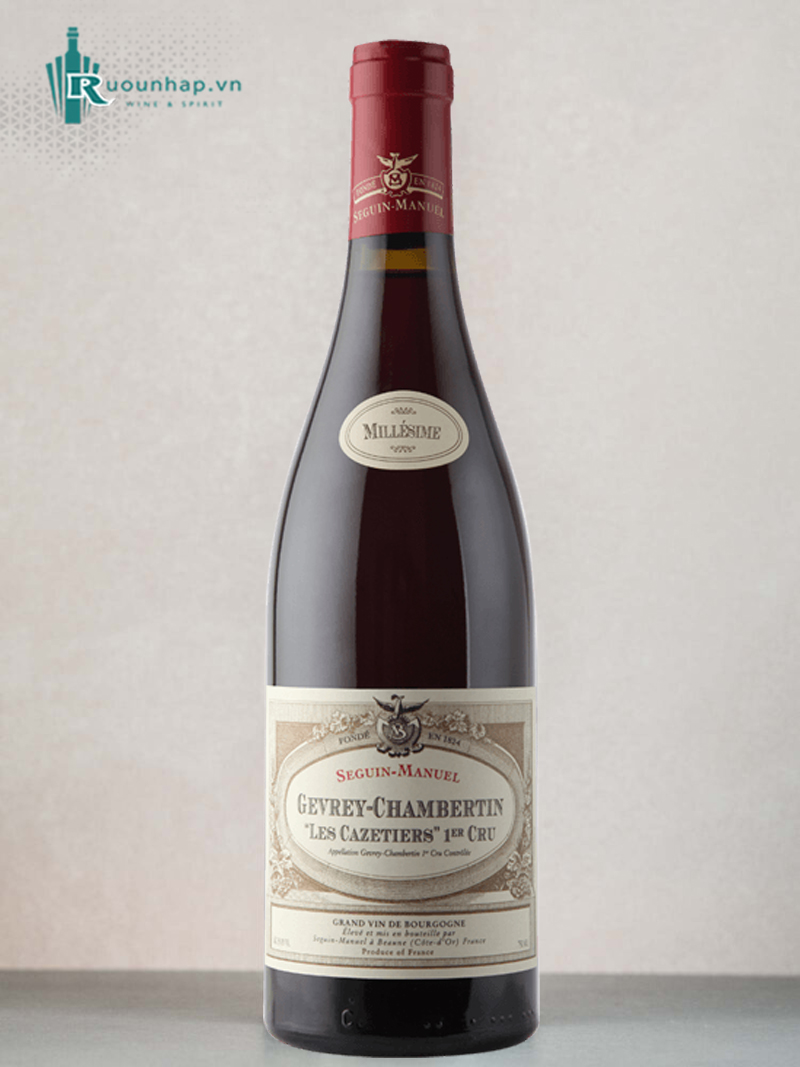 Rượu Vang Domaine Seguin-Manuel Gevrey-Chambertin Les Cazetiers 1er Cru 4 Rượu Vang Domaine Seguin-Manuel Gevrey-Chambertin Les Cazetiers 1er Cru