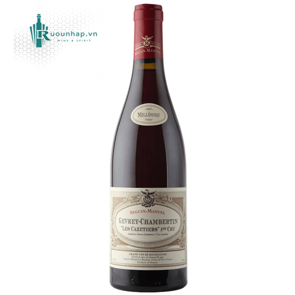 Domaine Seguin-Manuel Gevrey-Chambertin Les Cazetiers 1er Cru Rượu Vang Domaine Seguin-Manuel Gevrey-Chambertin Les Cazetiers 1er Cru