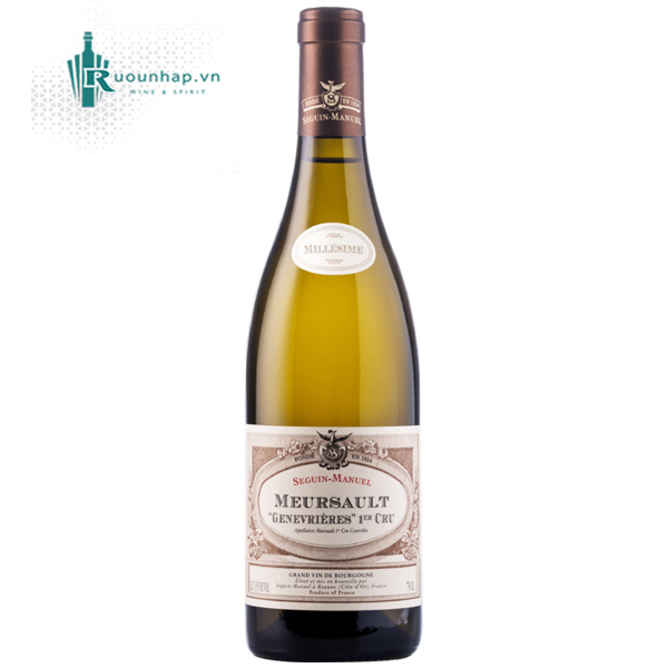Domaine Seguin-Manuel Meursault Genevrières 1er Cru Rượu Vang Domaine Seguin-Manuel Meursault Genevrières 1er Cru