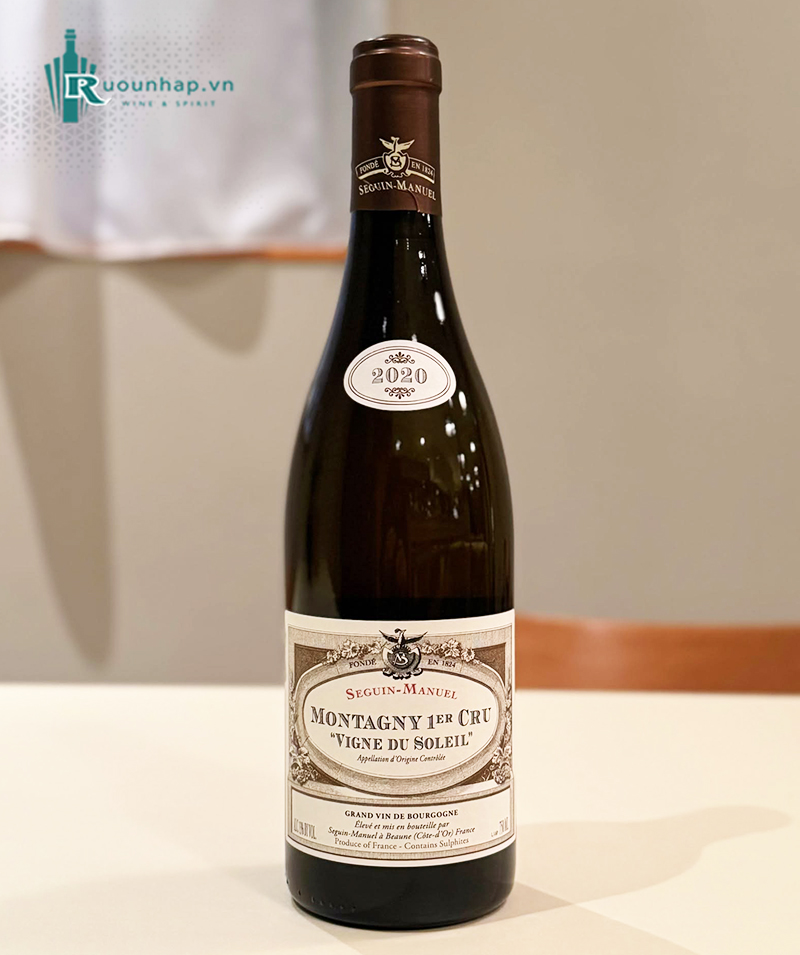 Rượu Vang Domaine Seguin-Manuel Montagny 1er Cru Vigne Du Soleil 5 Rượu Vang Domaine Seguin-Manuel Montagny 1er Cru Vigne Du Soleil