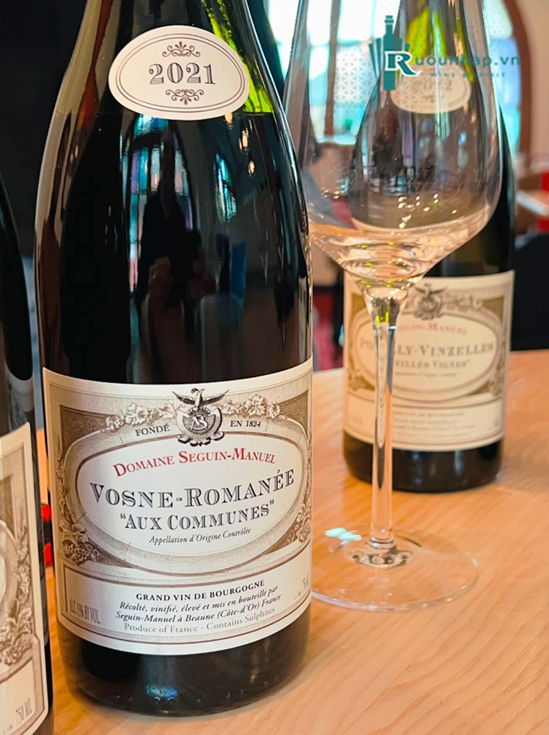 Rượu Vang Domaine Seguin-Manuel Vosne-Romanée Aux Communes 6 Rượu Vang Domaine Seguin-Manuel Vosne-Romanée Aux Communes