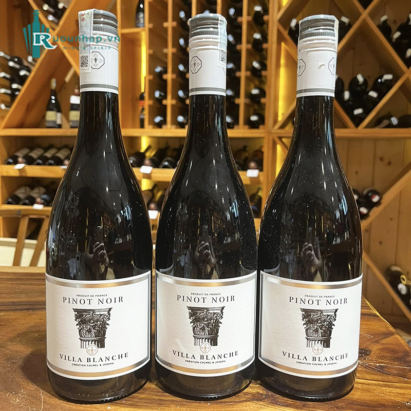 Rượu Vang Villa Blanche Pinot Noir Calmel & Joseph 4 Rượu Vang Villa Blanche Pinot Noir Calmel & Joseph