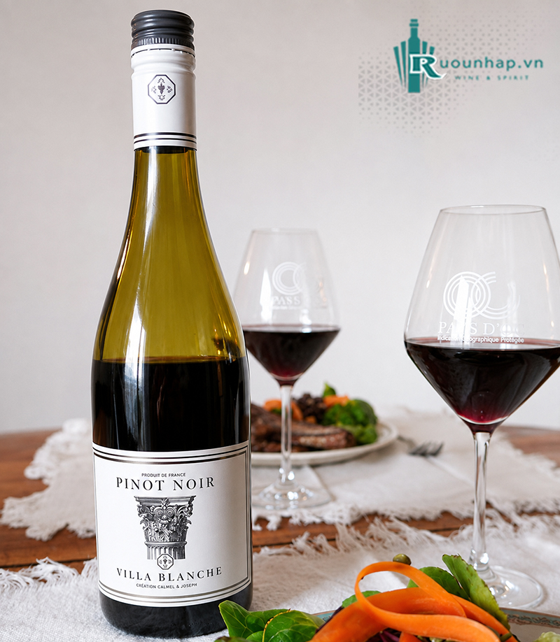 Rượu Vang Villa Blanche Pinot Noir Calmel & Joseph 6 Rượu Vang Villa Blanche Pinot Noir Calmel & Joseph
