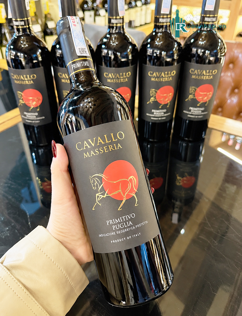 Rượu Vang Cavallo Masseria Primitivo Puglia 4 Rượu Vang Cavallo Masseria Primitivo Puglia