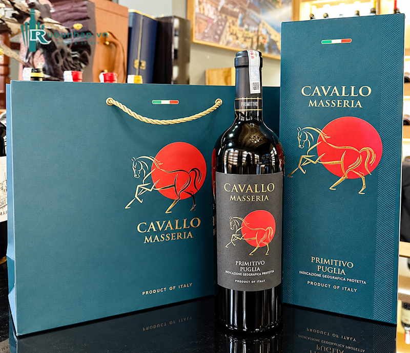 Rượu Vang Cavallo Masseria Primitivo Puglia 5 Rượu Vang Cavallo Masseria Primitivo Puglia