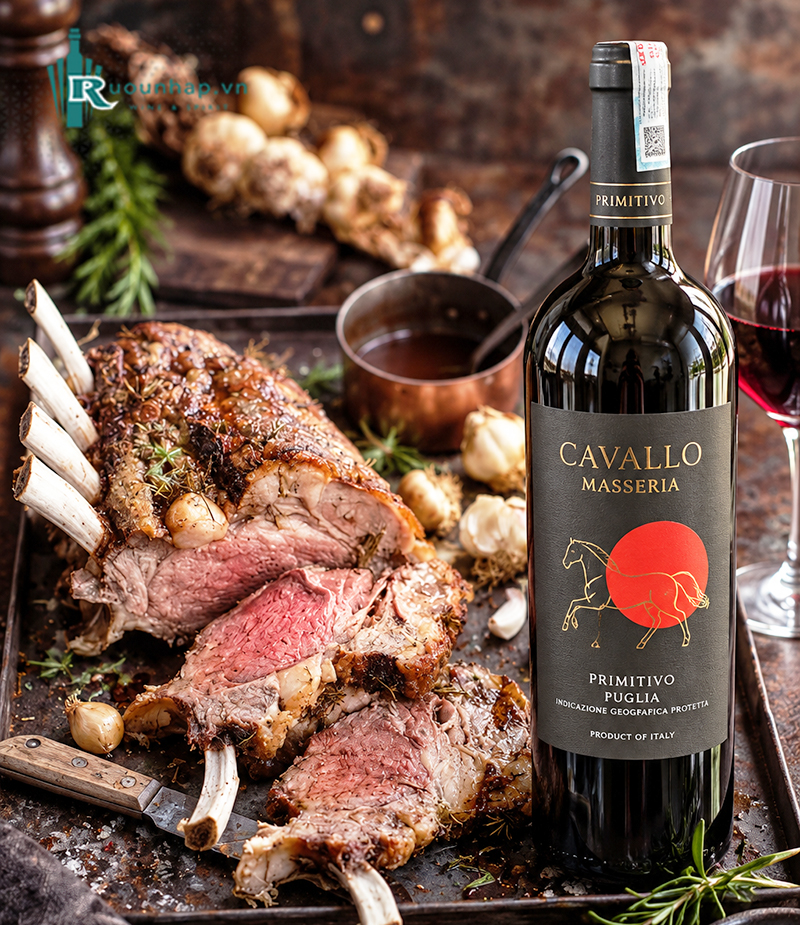 Rượu Vang Cavallo Masseria Primitivo Puglia 6 Rượu Vang Cavallo Masseria Primitivo Puglia