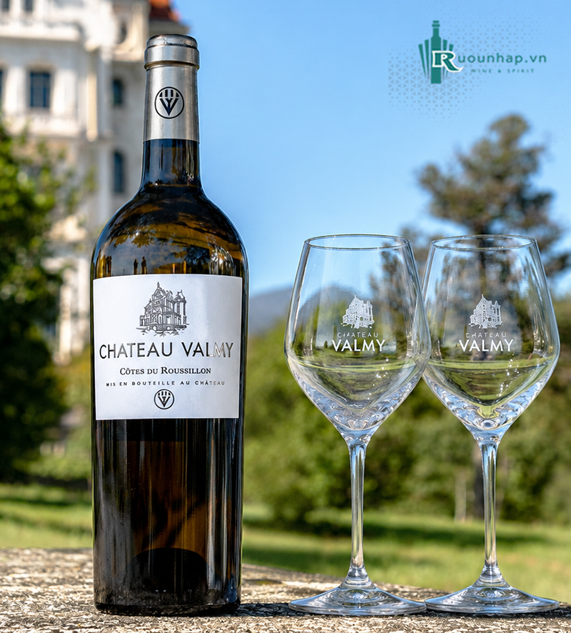 Rượu Vang Château Valmy Blanc 4 Rượu Vang Château Valmy Blanc