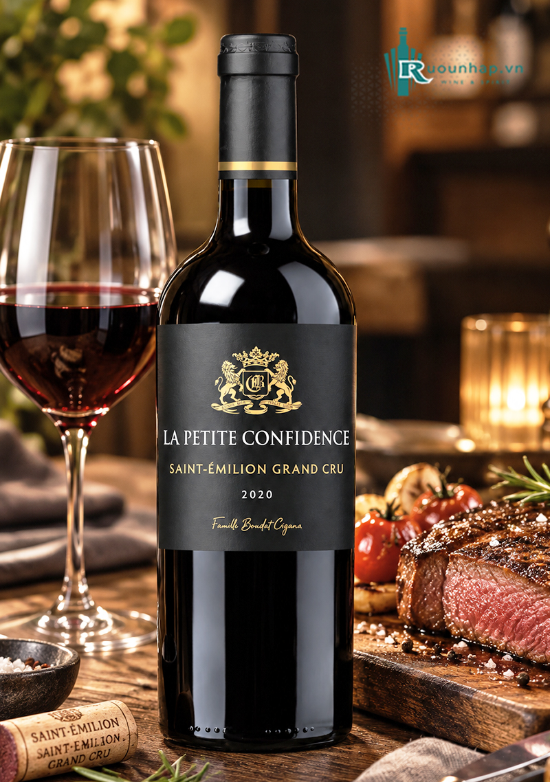 Rượu Vang La Petite Confidence Saint-Émilion Grand Cru 6 Rượu Vang La Petite Confidence Saint-Émilion Grand Cru