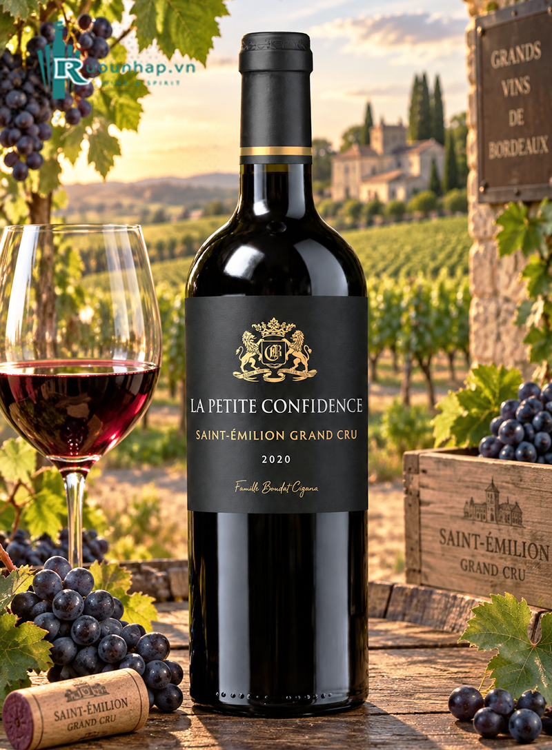 Rượu Vang La Petite Confidence Saint-Émilion Grand Cru 4 Rượu Vang La Petite Confidence Saint-Émilion Grand Cru