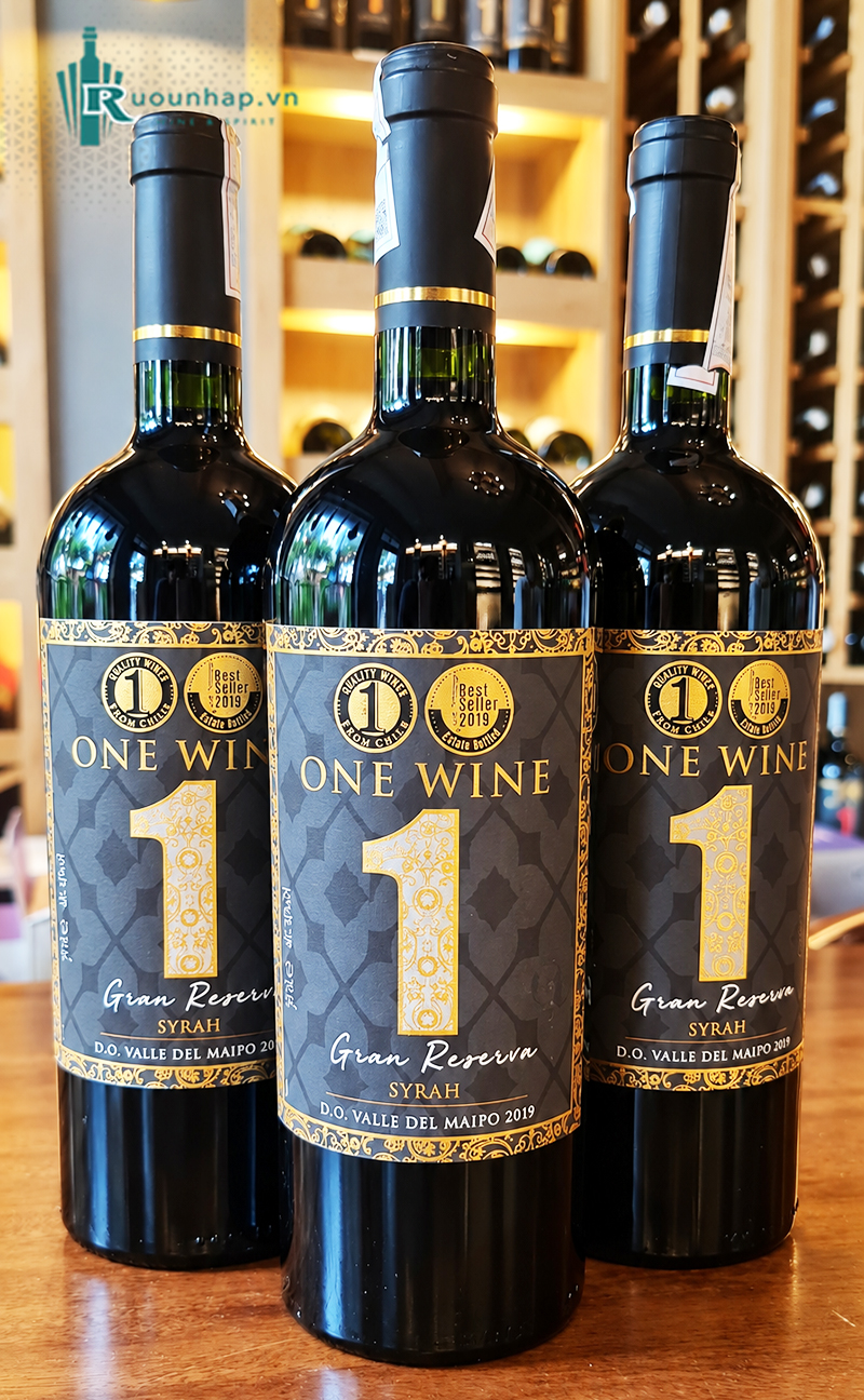 Rượu Vang One Wine Gran Reserva Syrah 4 Rượu Vang One Wine Gran Reserva Syrah