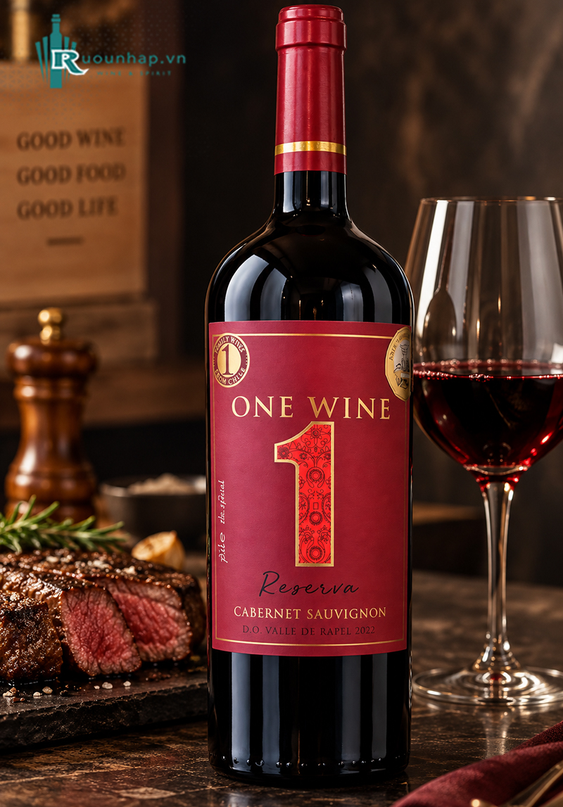 Rượu Vang One Wine Reserva Cabernet Sauvignon 6 Rượu Vang One Wine Reserva Cabernet Sauvignon