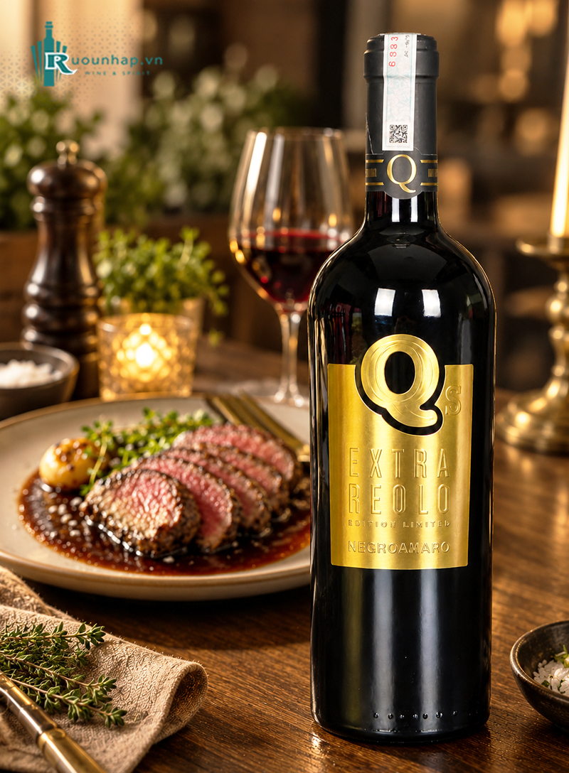 Rượu Vang Qs Extra Reolo Negroamaro Edition Limited 6 Rượu Vang Qs Extra Reolo Negroamaro Edition Limited