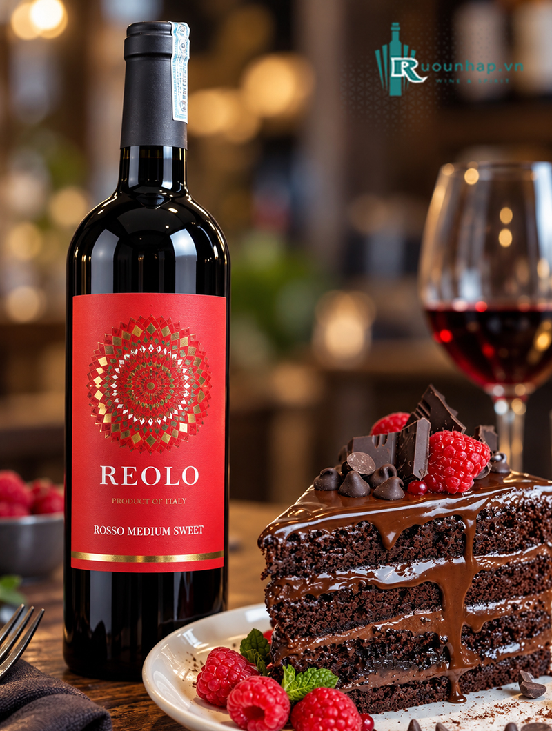 Rượu Vang Reolo Rosso Medium Sweet 4 Rượu Vang Reolo Rosso Medium Sweet