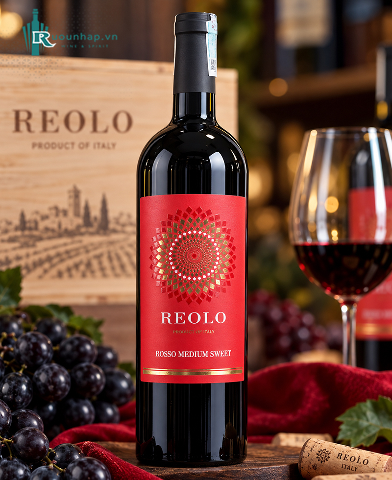 Rượu Vang Reolo Rosso Medium Sweet 6 Rượu Vang Reolo Rosso Medium Sweet