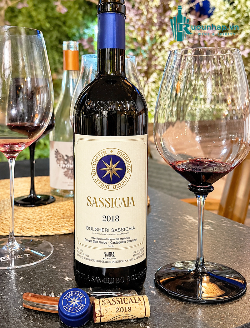 Rượu Vang Tenuta San Guido Sassicaia Bolgheri DOC 6 Rượu Vang Tenuta San Guido Sassicaia Bolgheri DOC