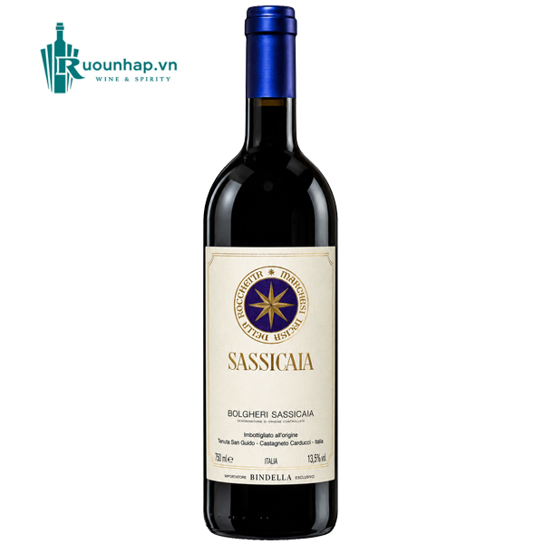 Tenuta San Guido Sassicaia Bolgheri DOC Rượu Vang Tenuta San Guido Sassicaia Bolgheri DOC