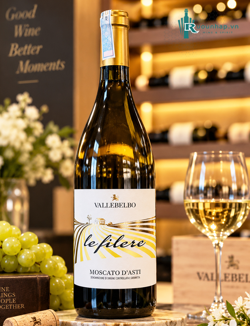 Rượu Vang Vallebelbo Le Filere Moscato D'asti 4 Rượu Vang Vallebelbo Le Filere Moscato D'asti