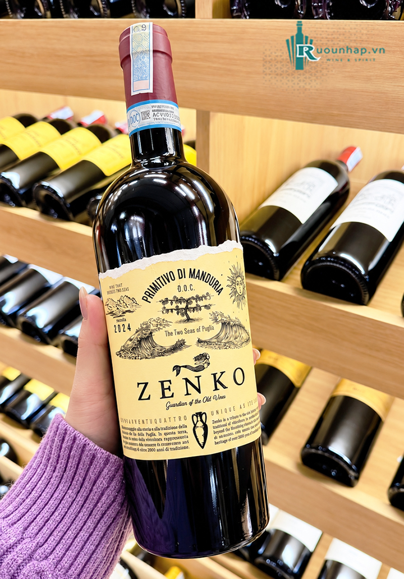 Rượu Vang Zenko Primitivo di Manduria 4 Rượu Vang Zenko Primitivo di Manduria