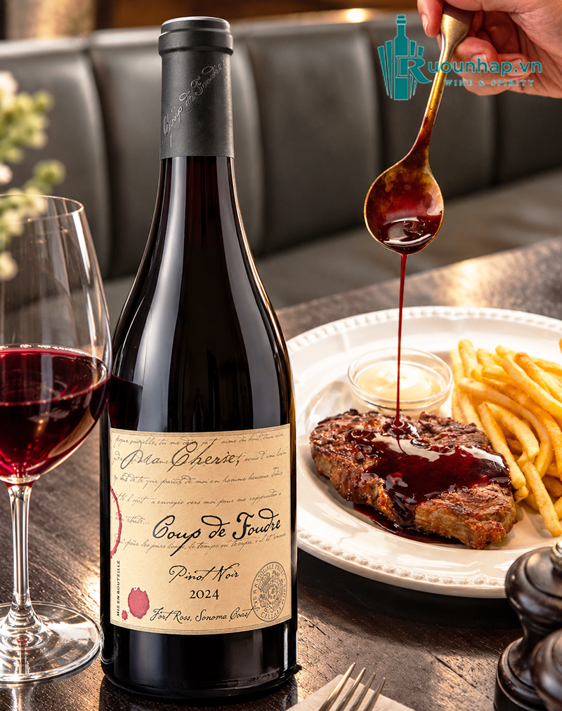 Rượu Vang Coup De Foudre Pinot Noir 6 Rượu Vang Coup De Foudre Pinot Noir