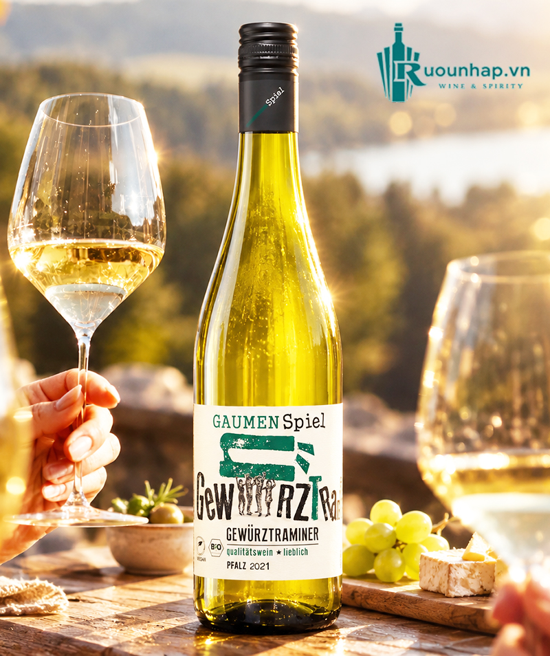 Rượu Vang Gaumen Spiel Gewurztraminer 6 Rượu Vang Gaumen Spiel Gewurztraminer